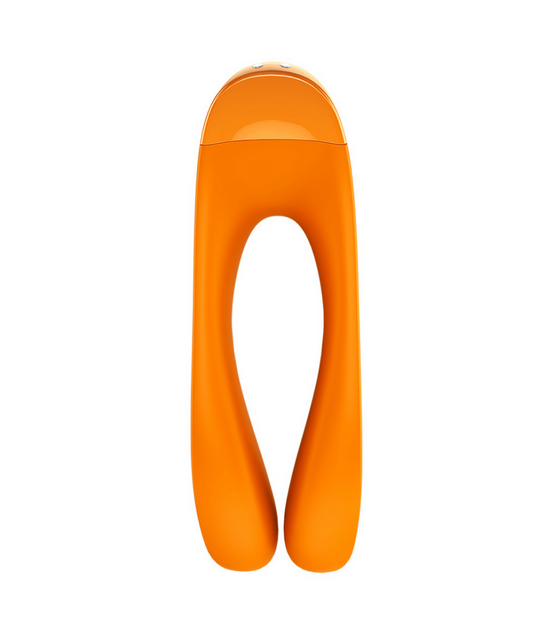 Candy Cane - Finger Vibrator for Intimate Zones - Orange | Satisfyer