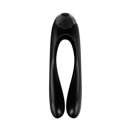 Candy Cane - Finger Vibrator for Intimate Zones - Black | Satisfyer