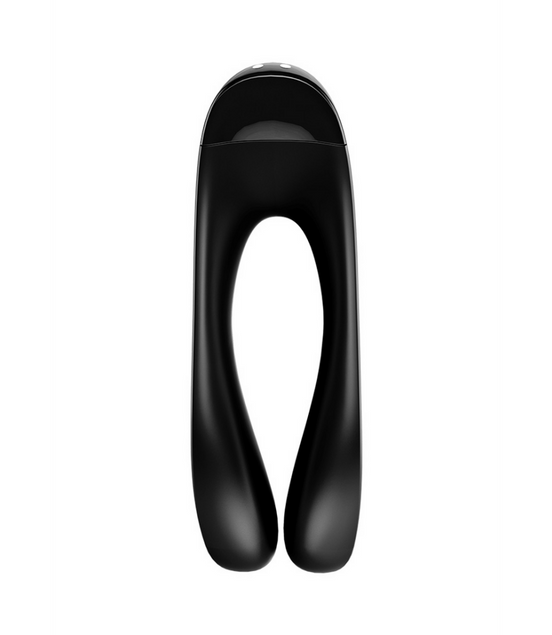 Candy Cane - Finger Vibrator for Intimate Zones - Black | Satisfyer