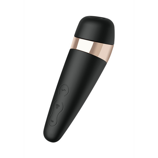 Pro 3Plus - Airpulse Stimulator and Vibration - Black/Gold | Satisfyer