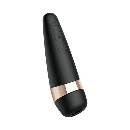 Pro 3Plus – Airpulse-Stimulator und Vibration – Schwarz/Gold | Befriediger