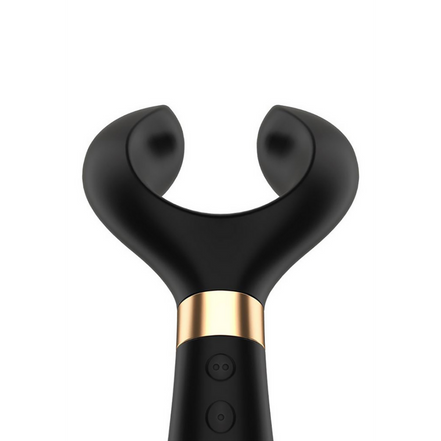 Satisfyer Endless Fun Vibrator Schwarz | Partnerspielzeug mit flexiblem Kopf