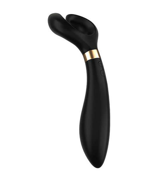 Satisfyer Endless Fun Vibrator Black | Partner Toy with Flexible Head