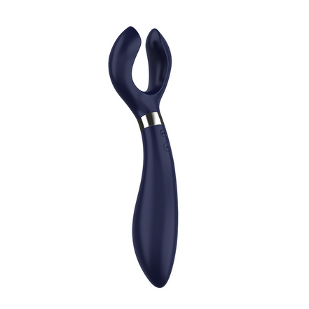 Satisfyer Endless Fun Vibrator Blau | Partnerspielzeug mit rotierendem Kopf