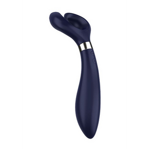 Satisfyer Endless Fun Vibrator Blau | Partnerspielzeug mit rotierendem Kopf