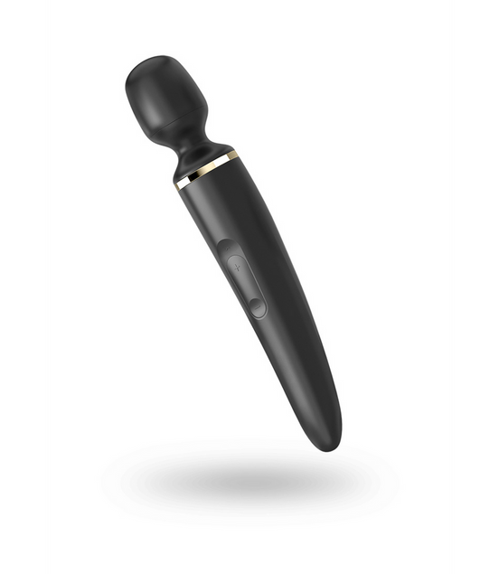 Wand-er Woman - Wand Vibrator - Black/Gold | Satisfyer