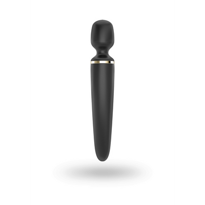 Wand-er Woman – Zauberstabvibrator – Schwarz/Gold | Befriediger