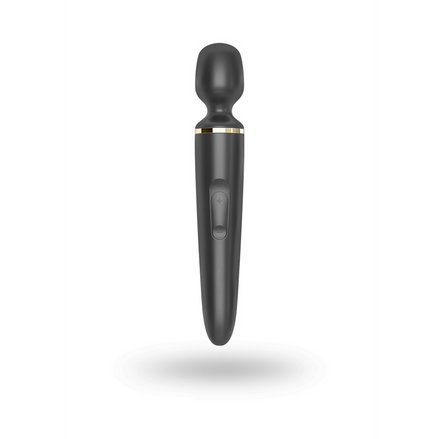 Wand-er Woman – Zauberstabvibrator – Schwarz/Gold | Befriediger