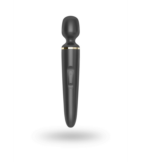 Wand-er Woman - Wand Vibrator - Black/Gold | Satisfyer