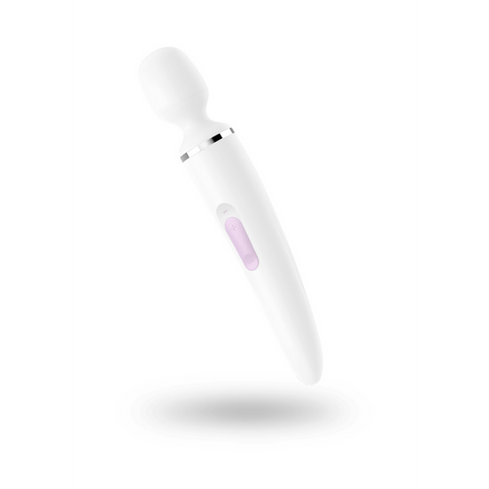 Wand-er Woman – Stabvibrator – Weiß/Chrom | Befriediger