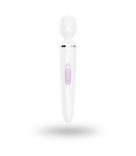 Wand-er Woman - Wand Vibrator - White/Chrome | Satisfyer