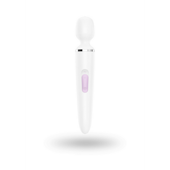 Wand-er Woman – Stabvibrator – Weiß/Chrom | Befriediger
