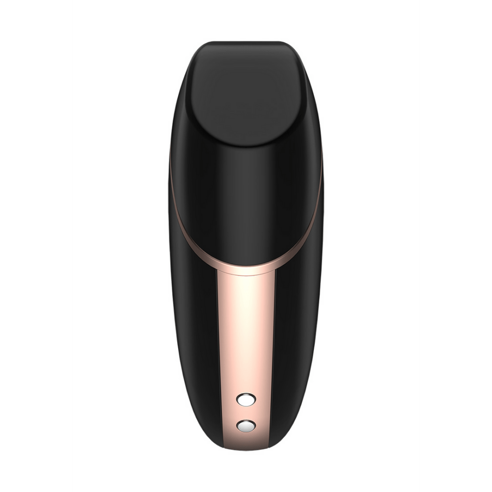 Satisfyer Love Triangle Air Pulse vibrator zwart, clitoris luchtpuls stimulator, productfoto vooraanzicht