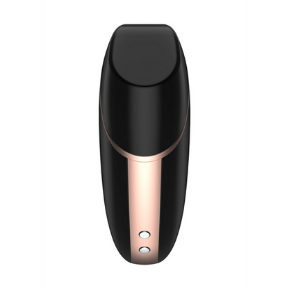 Love Triangle - Air Pulse Stimulator and Vibration - Black | Satisfyer