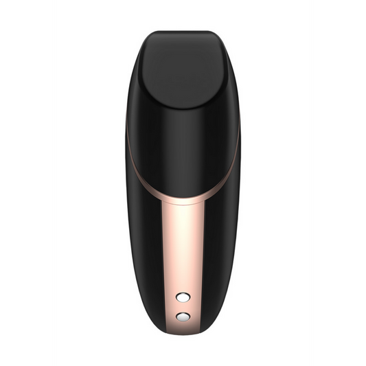 Love Triangle - Air Pulse Stimulator and Vibration - Black | Satisfyer