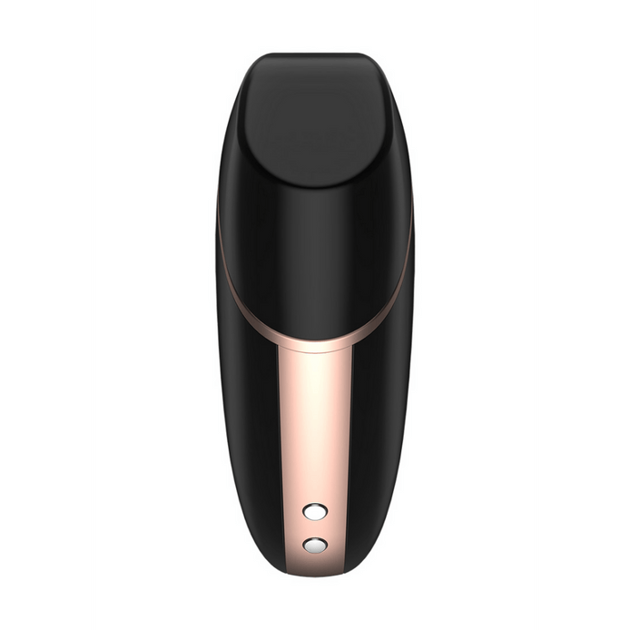 Satisfyer Love Triangle Air Pulse vibrator zwart, clitoris luchtpuls stimulator, productfoto vooraanzicht
