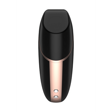 Satisfyer Love Triangle Luftimpuls-Stimulator mit Vibration | Schwarz