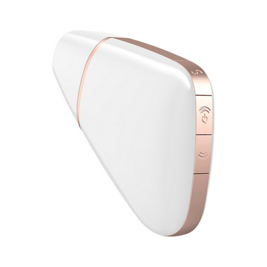 Satisfyer Love Triangle Luftpuls-Massagegerät mit Vibration | Weiß