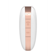 Love Triangle - Luchtpulserende Stimulator en Vibratie - Wit