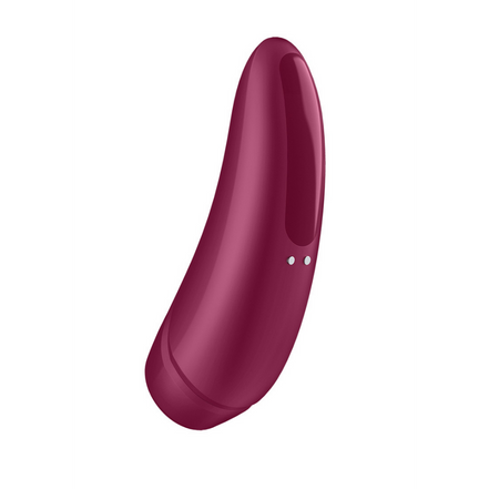 Curvy 1Plus – Luftimpulsstimulator und Vibration – Rosenrot | Befriediger