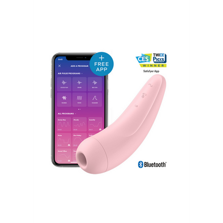 Curvy 2Plus – Luftimpulsstimulator und Vibration – Pink | Befriediger