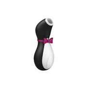 Satisfyer Penguin Air Pulse Vibrator Zwart Wit