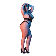 Magic Silk Underwired Bralette & Panty Set 2X Zwart