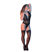 Magic Silk Deep Look Neckholder-Teddy schwarz S/M