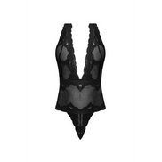 Magic Silk Deep Look Neckholder-Teddy schwarz S/M