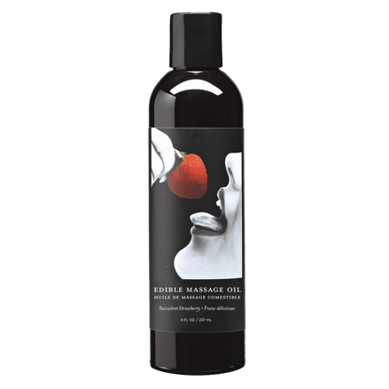 Earthly Body Essbares Massageöl Erdbeere 237 ml