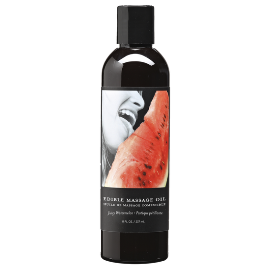 Earthly Body Watermelon Massage Oil edible 237 ml