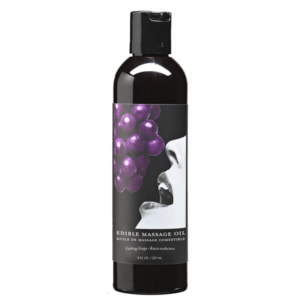 Earthly Body Grape Massage Oil | 237 ml bottle