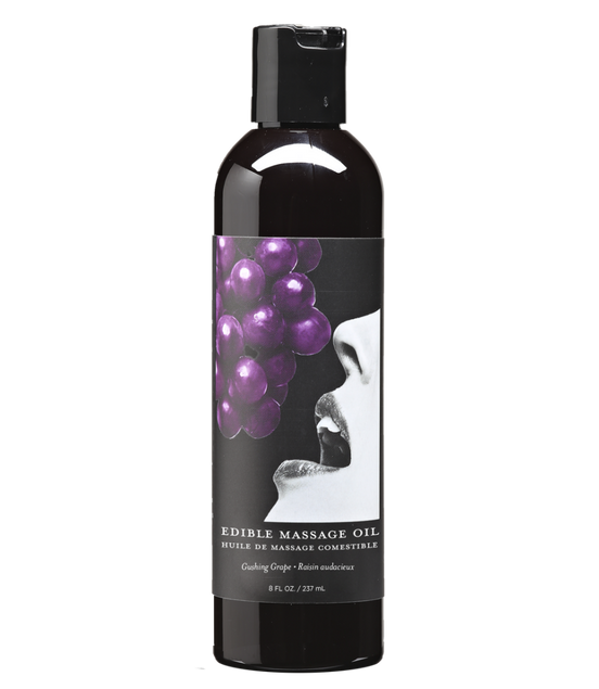 Earthly Body Grape Massage Oil | 237 ml bottle