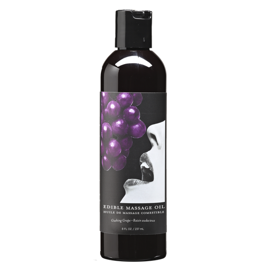 Earthly Body Grape Massage Oil | 237 ml bottle