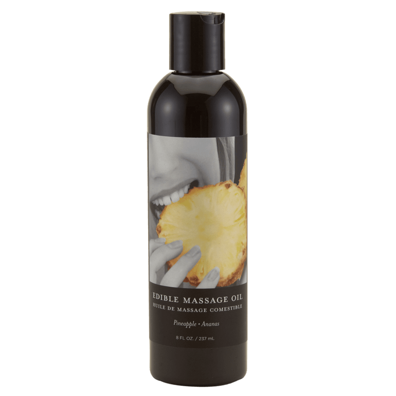 Earthly Body Essbares Massageöl Ananas 237 ml | Hydration &amp; Verführung