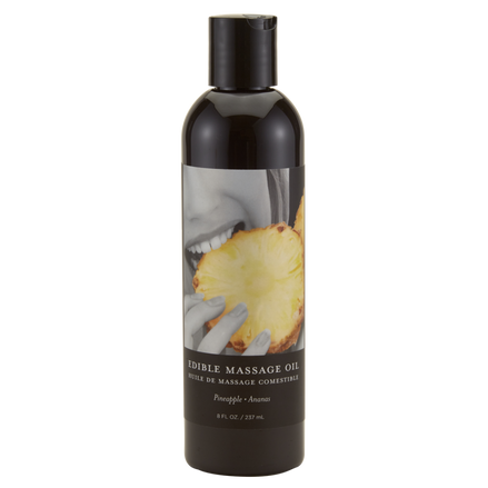 Earthly Body Essbares Massageöl Ananas 237 ml | Hydration &amp; Verführung