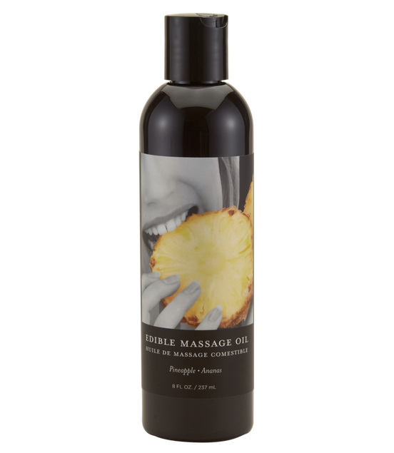 Earthly Body Essbares Massageöl Ananas 237 ml | Hydration &amp; Verführung