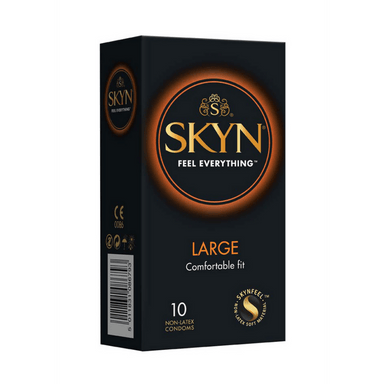 Mates Skyn Large condooms 10 stuks | Latexvrij en natuurlijk gevoel