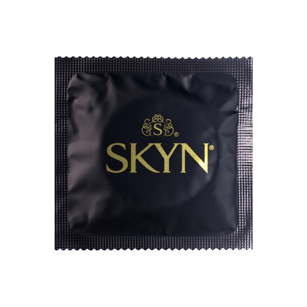 Mates Skyn Original condooms, individueel folieverpakking, zwart met Skyn logo