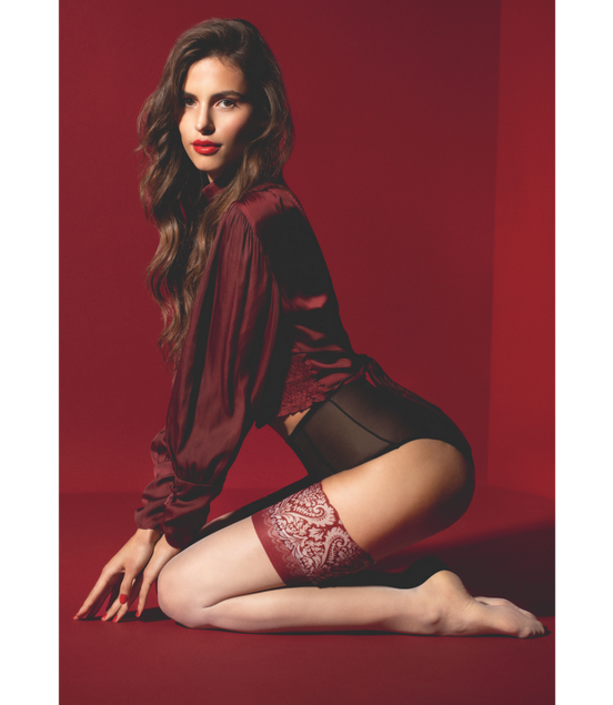 Arabesque – Halterlose Strümpfe – 20 den – M | Fiore Strumpfwaren