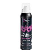 Orgie Acqua Croccante Passionfruit crackling massage mousse 150 ml, roze fles productfoto