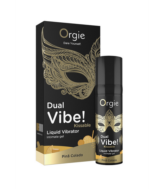 Orgy Dual Vibe Kissable Liquid Vibrator Pina Colada 15 ml | Intimacy booster