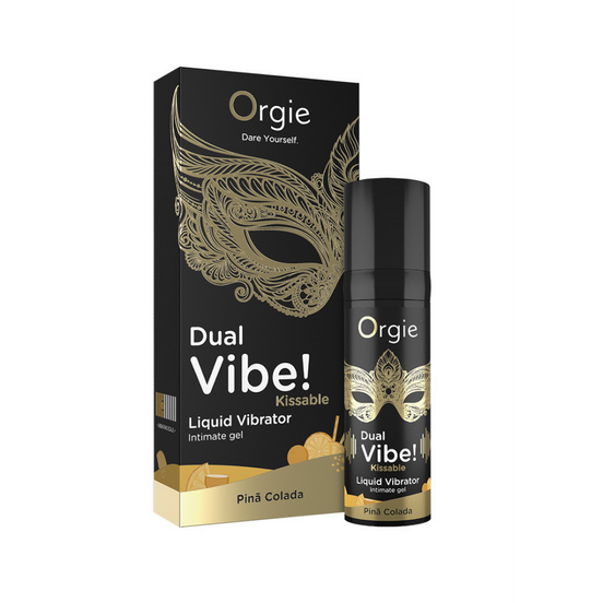 Orgy Dual Vibe Kissable Liquid Vibrator Pina Colada 15 ml | Intimitäts-Booster