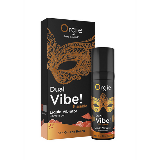 Orgie Dual Vibe Kissable Liquid Vibrator Sex On The Beach 15 ml