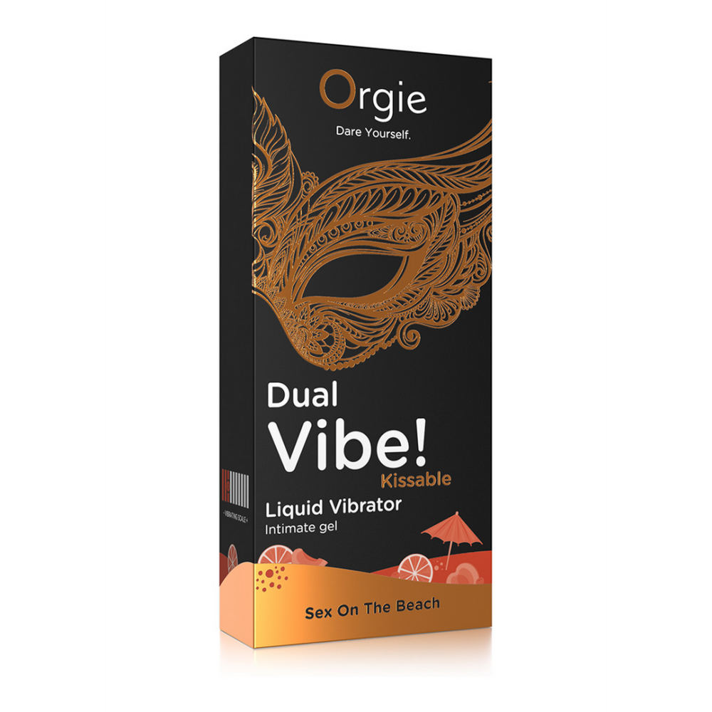 Dual Vibe! Kissable Liquid Vibrator - Sex On The Beach - 0,5 fl oz / 15 ml