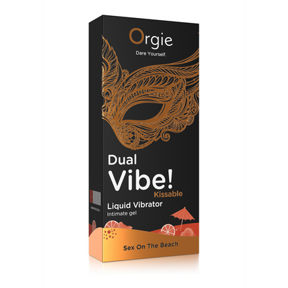 Dual Vibe! Kissable Liquid Vibrator - Sex On The Beach - 0,5 fl oz / 15 ml