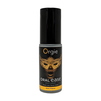 Orgie Oral Ease Spray 15 ml met mintsmaak, verzachtende deepthroat mondspray voor comfortabel oraal plezier