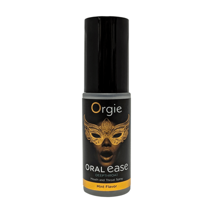 Orgie Oral Ease Spray 15 ml met mintsmaak, verzachtende deepthroat mondspray voor comfortabel oraal plezier