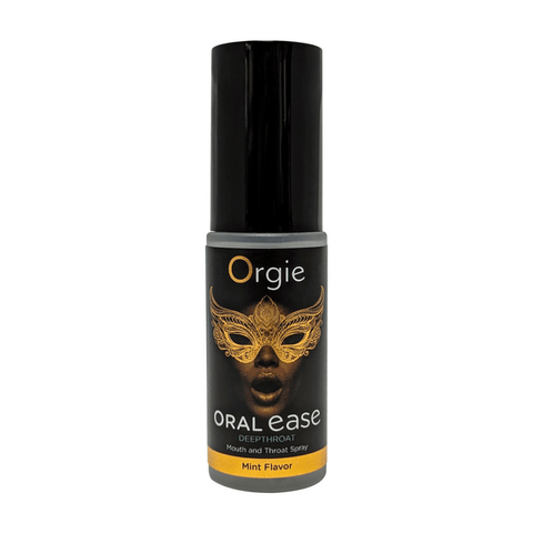 Orgie Oral Ease Spray 15 ml met mintsmaak, verzachtende deepthroat mondspray voor comfortabel oraal plezier