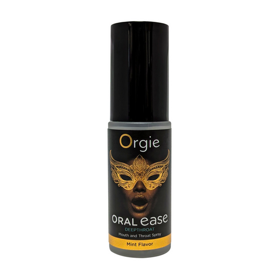 Orgie Oral Ease Spray met mintsmaak 15 ml voor comfortabel diep oraal plezier